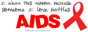 Aids And Hiv Aids Awareness Ribbon quote