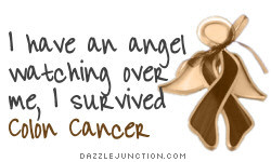 Colon Cancer awareness Colon Cancer Angel picture
