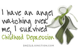 Depression awareness Childhood Depression Angel picture