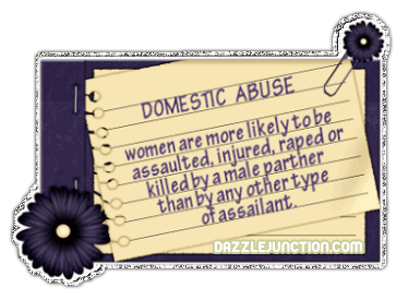 Domestic Abuse awareness Domestic Abuse Glitter picture
