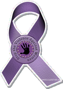 Domestic Abuse Domestic Violence Ribbon quote