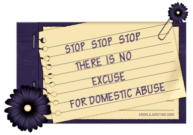 Domestic Abuse awareness No Excuse picture
