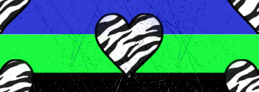 Zebra Blue Background