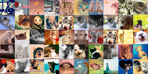 Cats Collage Background