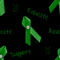 Cerebral Palsy Ribbon Background