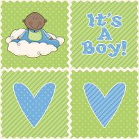 A Boy Tiles Background