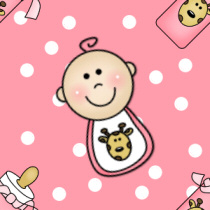 Girl Bib Background