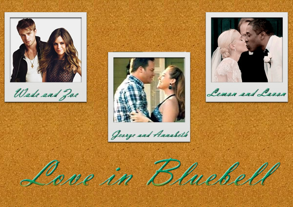 Love In Bluebell Background