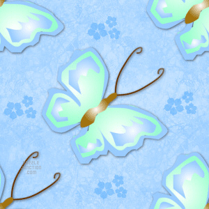 Blue Butterflies Background