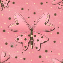 Pink Butterfly Background