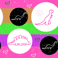 Dino Stripe Background