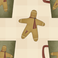A Gingerbread Mug Background