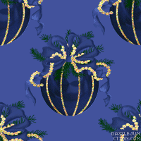 Blue Ornaments Christmas Background