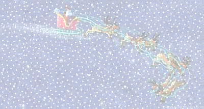 Blue Santa Background
