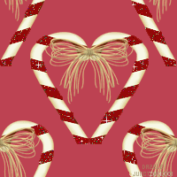 Candycane Christmas Background