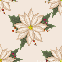 White Christmas Flower Background
