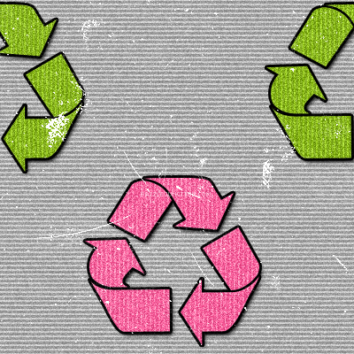 Green Pink Recycle Background