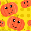 Kawaii Pumpkins Background