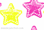 Star White Yellow Background