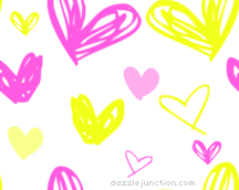 White Pink Hearts Background