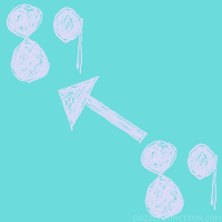 Blue Arrow Background