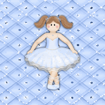 Blue Ballerina Background