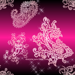 Pink Paisley Background