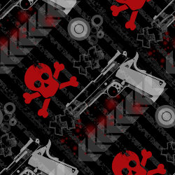 Skull Guns Background
