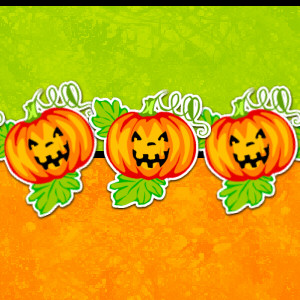 Pumpkin Line Background