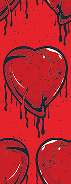 Heart Dripper Background