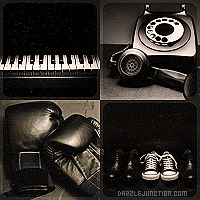 Black Icon Background