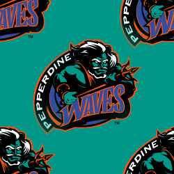 Pepperdine Waves Background