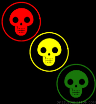 Black Yellow Green Background