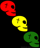 Black Yellow Green Background