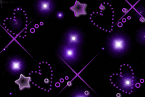 Black Purple Star Animated Background