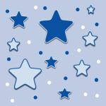 Blue Stars Background