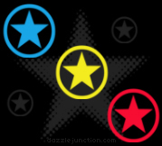 Blue Yellow Red Background