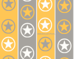 Yellow Stripe Star Background