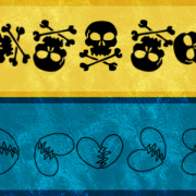Death Of Love Stripes Background