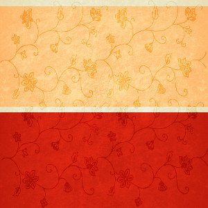 Faded Flower Stripes Background