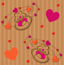Dizzy Bear Background