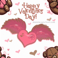 Vday Bear Background
