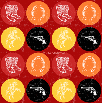 Circle Western Background