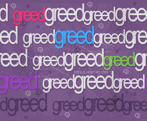 Greed Purple Background
