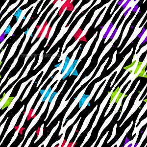 A Star Zebra Background