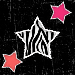 Zebra Star Background