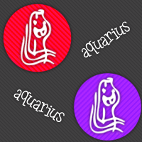 Aquarius Zodiac Background