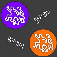 Gemini Zodiac Background