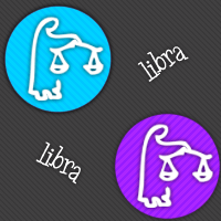 Libra Zodiac Background