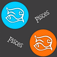 Pisces Zodiac Background